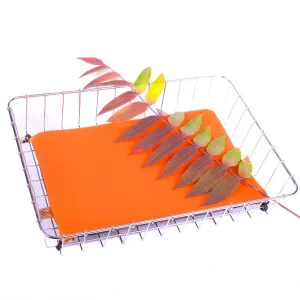 Fifth Season Canvas: Pat Mat for Wald LARGE 139 baskets (Orange Wool Top / Camo Bottom)