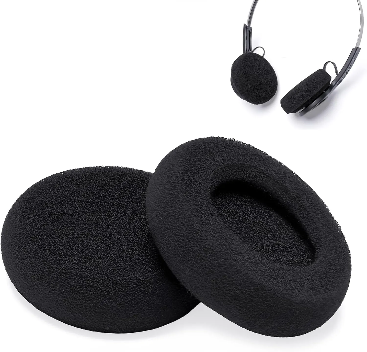 Foam Cushion Replacement Ear Pads Compatible with JLAB Rewind Wireless Headphone, Comfortable High-Density Sponge Cover