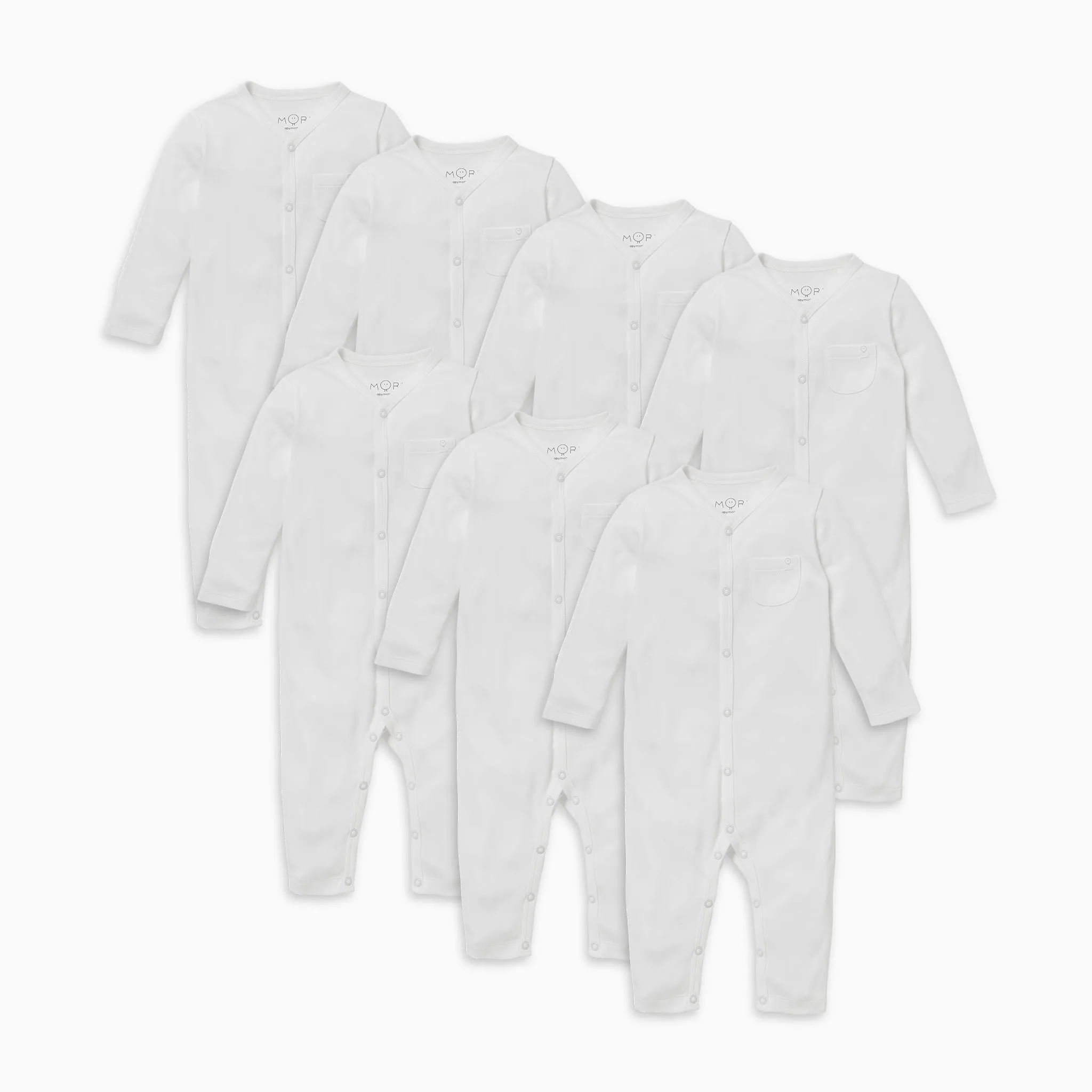 Front Opening Sleepsuit 7 Pack