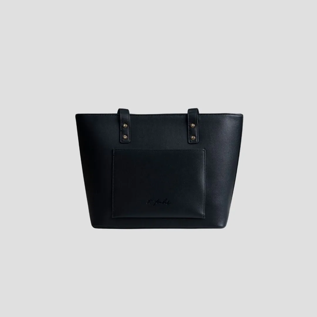 F.timber City Top Handle Large Tote Bag