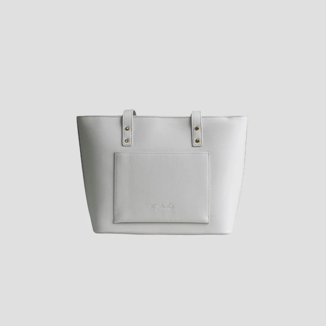 F.timber City Top Handle Large Tote Bag