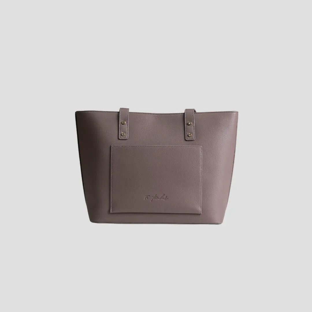 F.timber City Top Handle Large Tote Bag