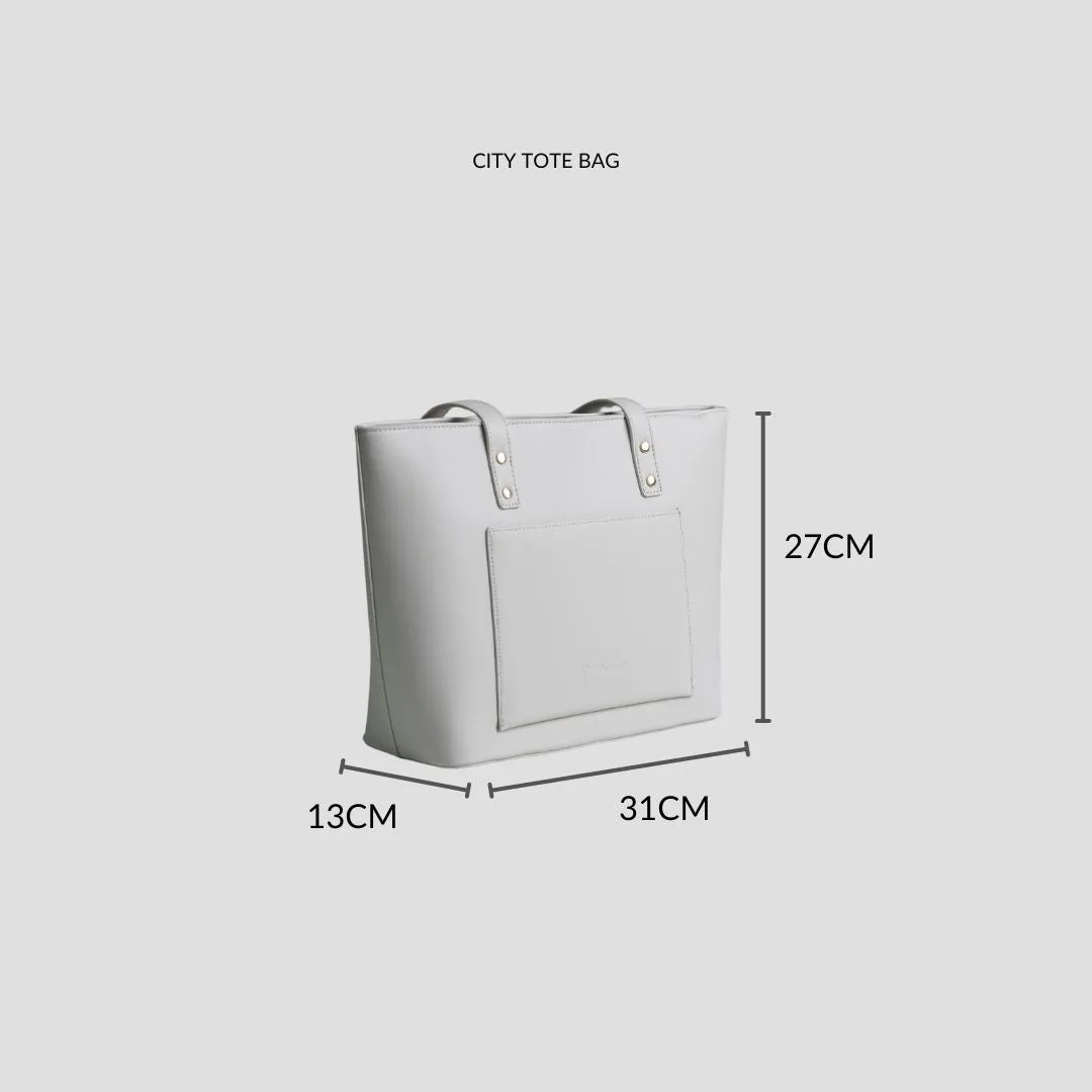 F.timber City Top Handle Large Tote Bag