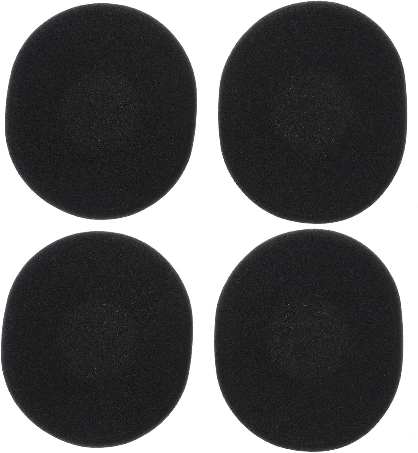 Gadpiparty Comfortable and Sturdy 4 Pack Replacement Ear Covers for H800 Headphones Black Breathable Memory Foam