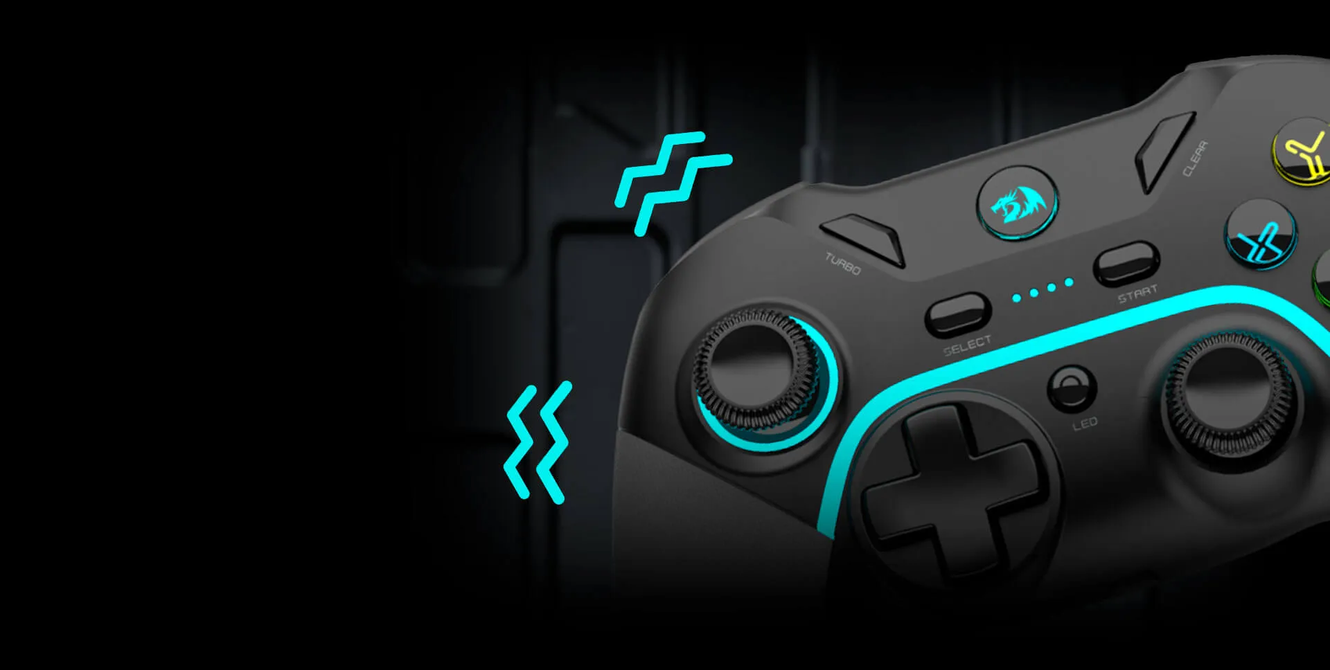 Gamepad Inalmbrico Multiplataforma Redragon Harrow G808-PRO