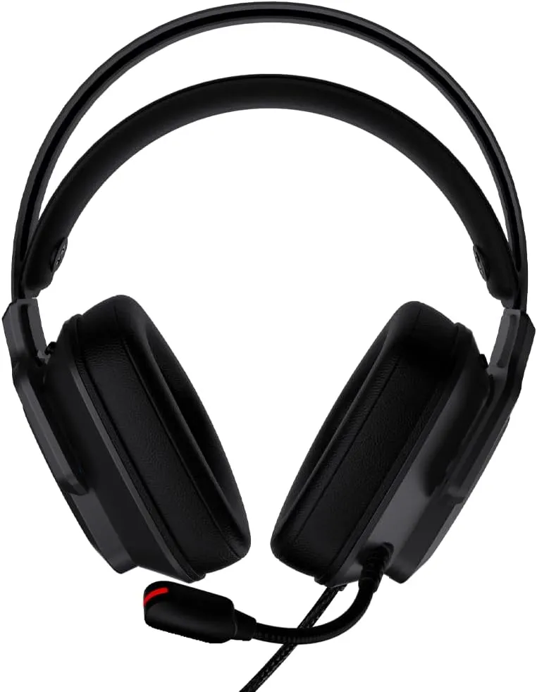 GAMEPOWER Kyruse PRO HiFi USB Gaming Headset - 7.1 Virtual Surround Sound, Wired RGB Led Headphones 53MM Drivers, Comfort Design, 360 Spatial Audio, Noise Cancelling Mic, Laptop, PC, Black