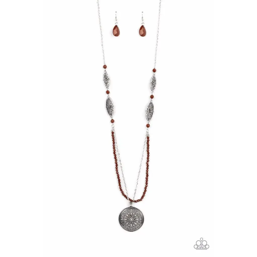 Garden of Grace - Brown Necklace