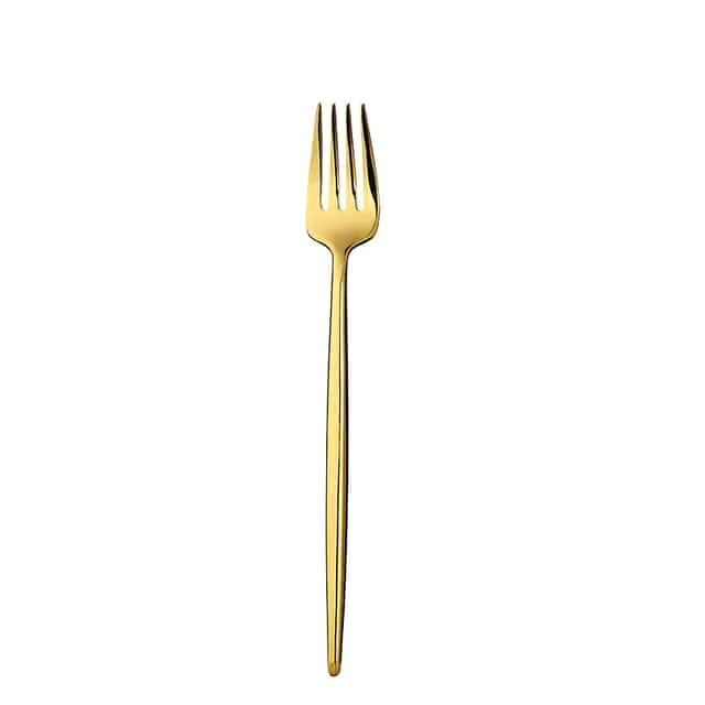 Gold Cutlery Set Forks Spoons Knives