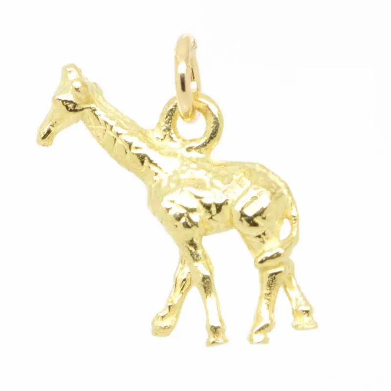 Gold Giraffe Charm