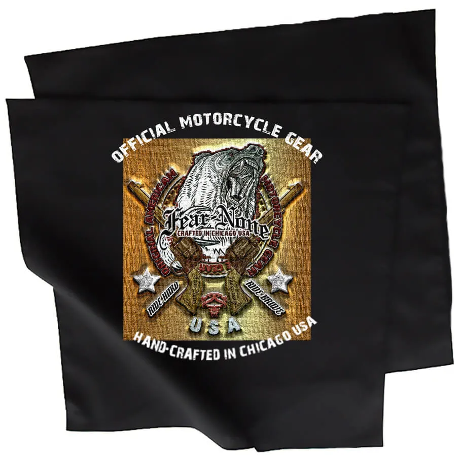 Golden Bear Rider Bandana
