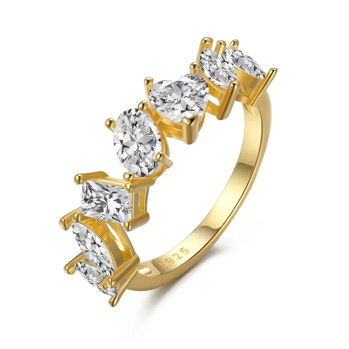 [Goodv]Delicate Multi Cut Ring