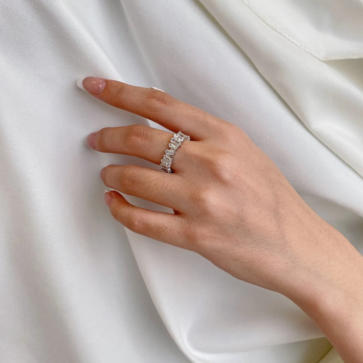 [Goodv]Delicate Multi Shape Tennis Ring