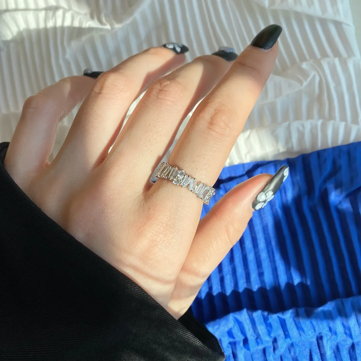 [Goodv]Delicate Multi Shape Tennis Ring