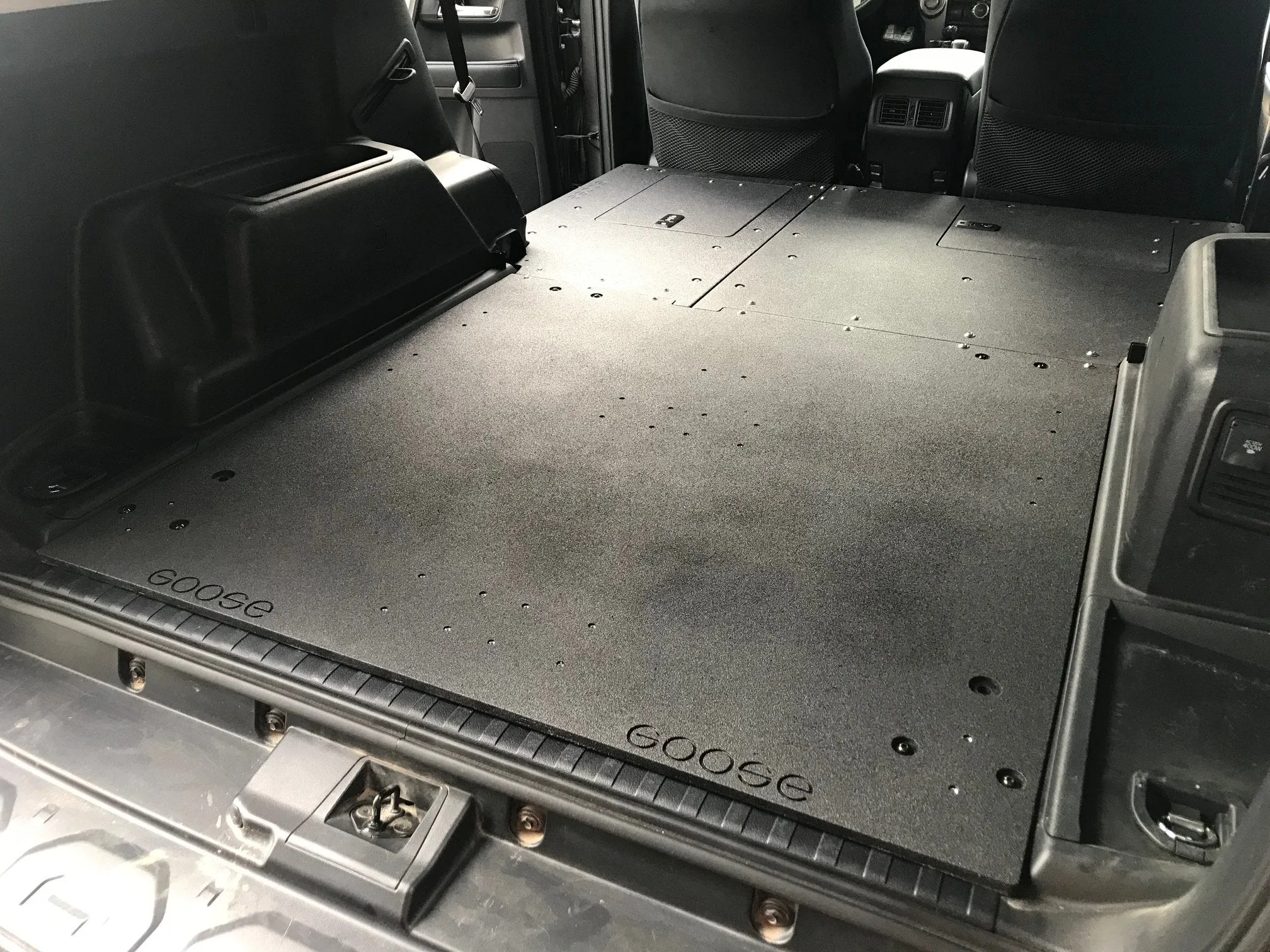 GOOSE GEAR 4RUNNER 5TH GEN DRAWER BASED SLEEPING PLATFORMS FOR 3RD ROW SEAT DELETES 2010-CURRENT MODEL YEARS (Requires rear plate system and drawer module)