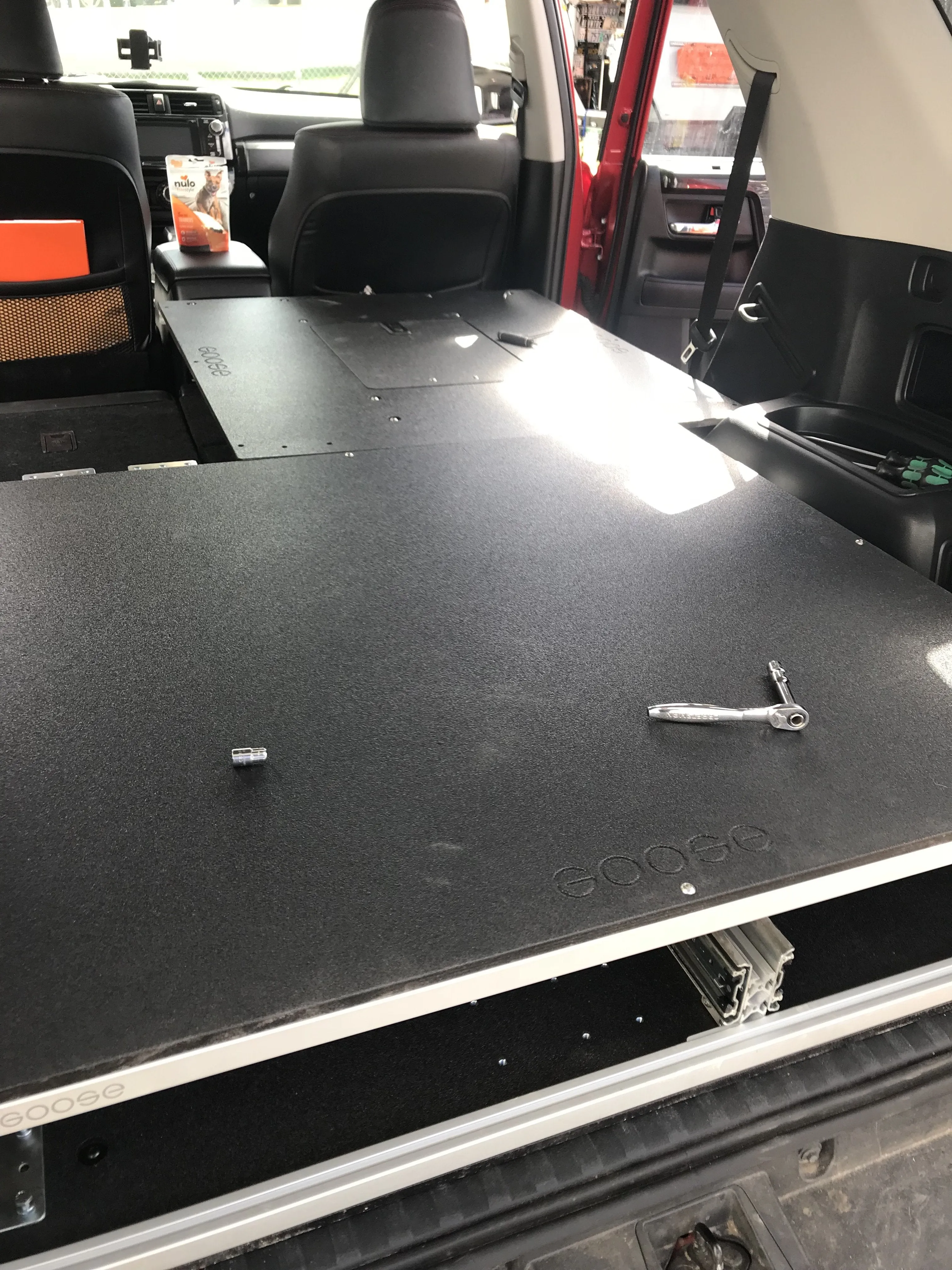 GOOSE GEAR 4RUNNER 5TH GEN DRAWER BASED SLEEPING PLATFORMS FOR 3RD ROW SEAT DELETES 2010-CURRENT MODEL YEARS (Requires rear plate system and drawer module)