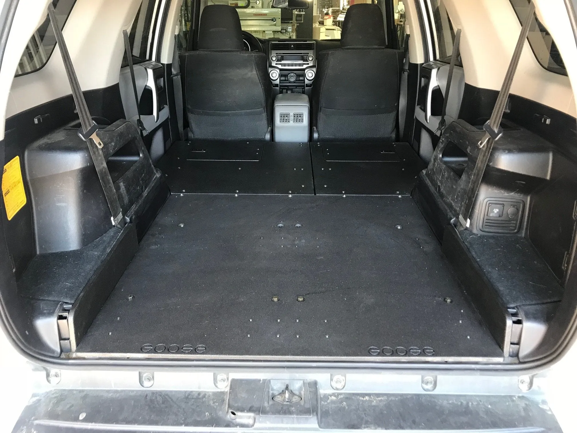 GOOSE GEAR 4RUNNER 5TH GEN DRAWER BASED SLEEPING PLATFORMS FOR 3RD ROW SEAT DELETES 2010-CURRENT MODEL YEARS (Requires rear plate system and drawer module)