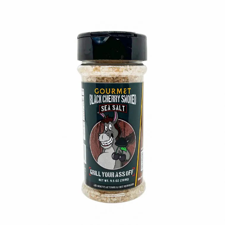 Gourmet Black Cherry Smoked Sea Salt