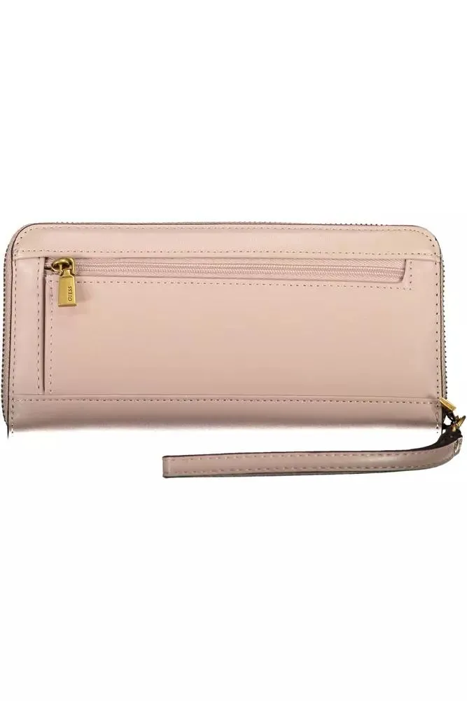 Guess Jeans Elegant Pink Multipurpose Ladies' Wallet
