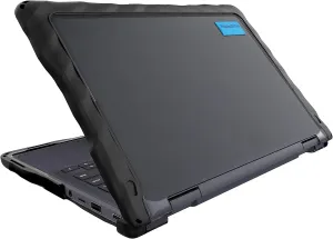 Gumdrop DropTech Laptop Case Fits HP Chromebook x360 11 G3 EE (2in1) Designed for K-12 Students, Teachers and Classrooms  Drop Tested, Rugged, Shockproof Bumpers for Reliable Device Protection Black