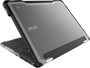 Gumdrop SlimTech Laptop Case Fits Acer Chromebook Spin 512/R853T (2in1) Designed for K-12 Students, Teachers and ClassroomsDrop Tested, Rugged, Shockproof Bumpers for Reliable Device ProtectionBlack