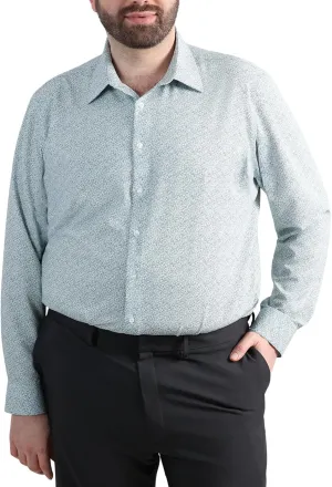Haggar Men's Smart Wash Classic Fit Comfort Stretch Dress Shirt-Big Or Tall Sizes