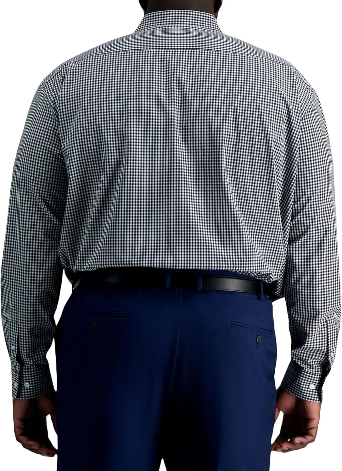Haggar Men's Smart Wash Classic Fit Comfort Stretch Dress Shirt-Big Or Tall Sizes