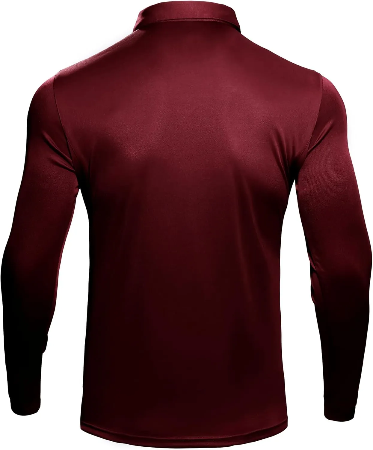 Haimont Men's Performance Dry Fit Polo Shirt Short and Long Sleeve Golf Collared T-Shirts for Tactical Outdoor Hiking