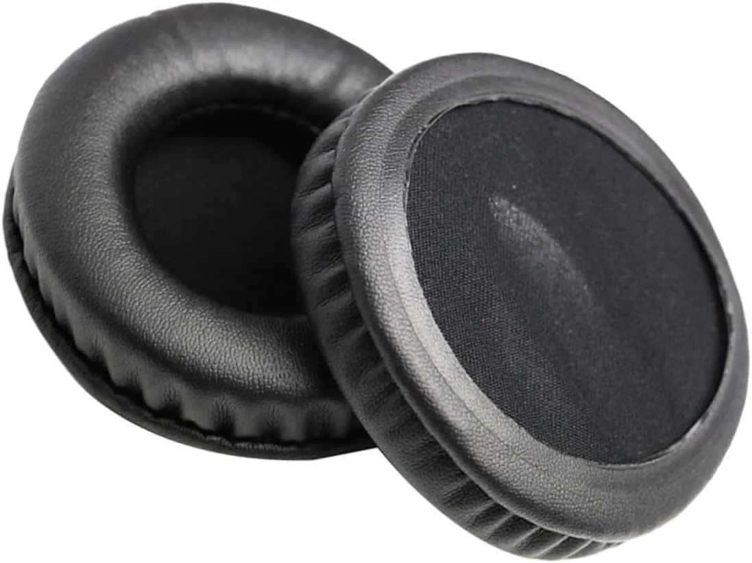 Headphone Pads Replacement Comfortable Cushions Black Memory Foam Noise Isolation Universal for Headphones