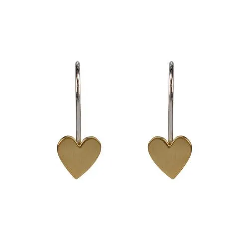Heart Drop Earrings