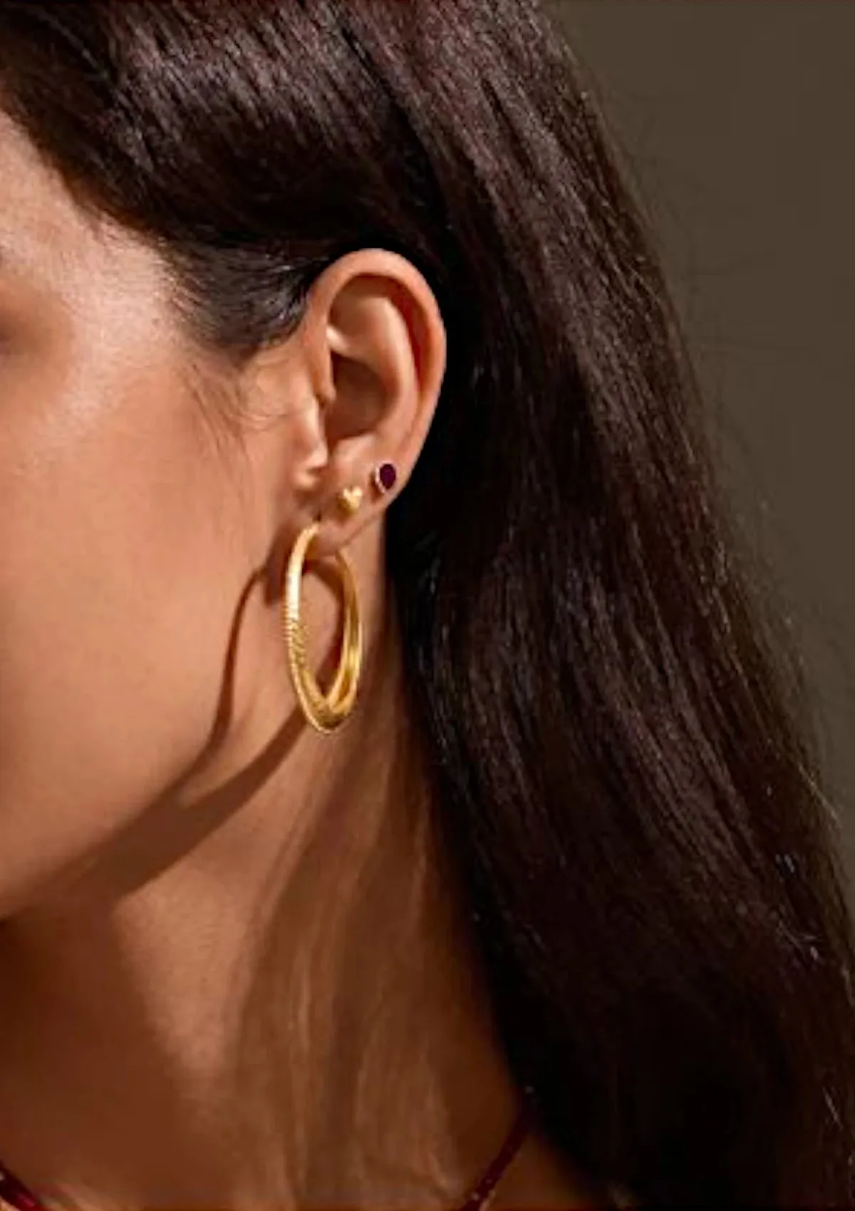 Heart Stud Earrings