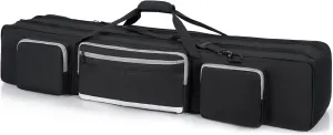 Heavy Duty Tripod Carrying Case, Tripod Bag with Padded Divider Light Stand Bag Dual Zipper Tripod Case for Tripods, Monopods, Gear, Mic Stand, Tent Pole