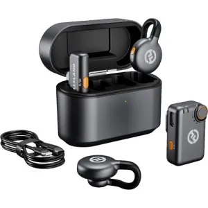 Hollyland LARK M2S Combo 2-Person Wireless Microphone System for Cameras and Mobile Devices (Space Grey)