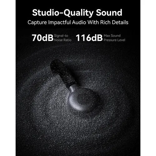 Hollyland LARK M2S DUO 2-Person Wireless Microphone System with USB-C Connector for Mobile Devices (Space Grey)