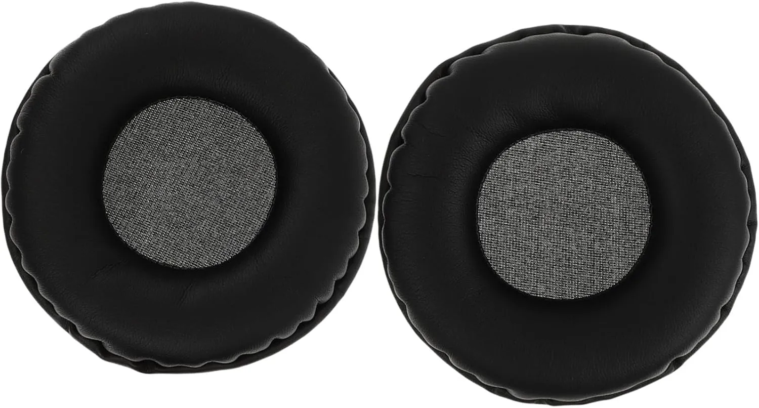 Homoyoyo 1 Pair Replacement Ear Pads Memory Foam Earpads On Ear Headphones Round Ear Headset Cushions Foam Earphone Sleeve Headphone Ear Covers Memory Round Foam Earbud Tips Skull Hersh