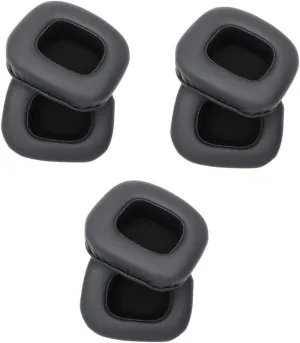 HOMSFOU 6 Pcs Headphone Sponge Case Headset Ear Pad Headphone Pad Headphone Replacement Cushion Headset Ear Covers Headsets Headphone Ear Pads Black Memory Foam