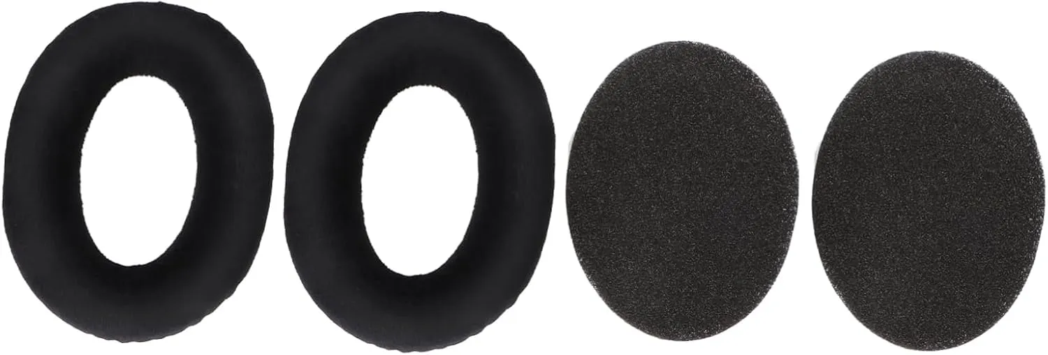 HOMSFOU Upgrade Your Headphones Soundproof Ear Pads for Hd515/518/555/558/ Black Memory Foam