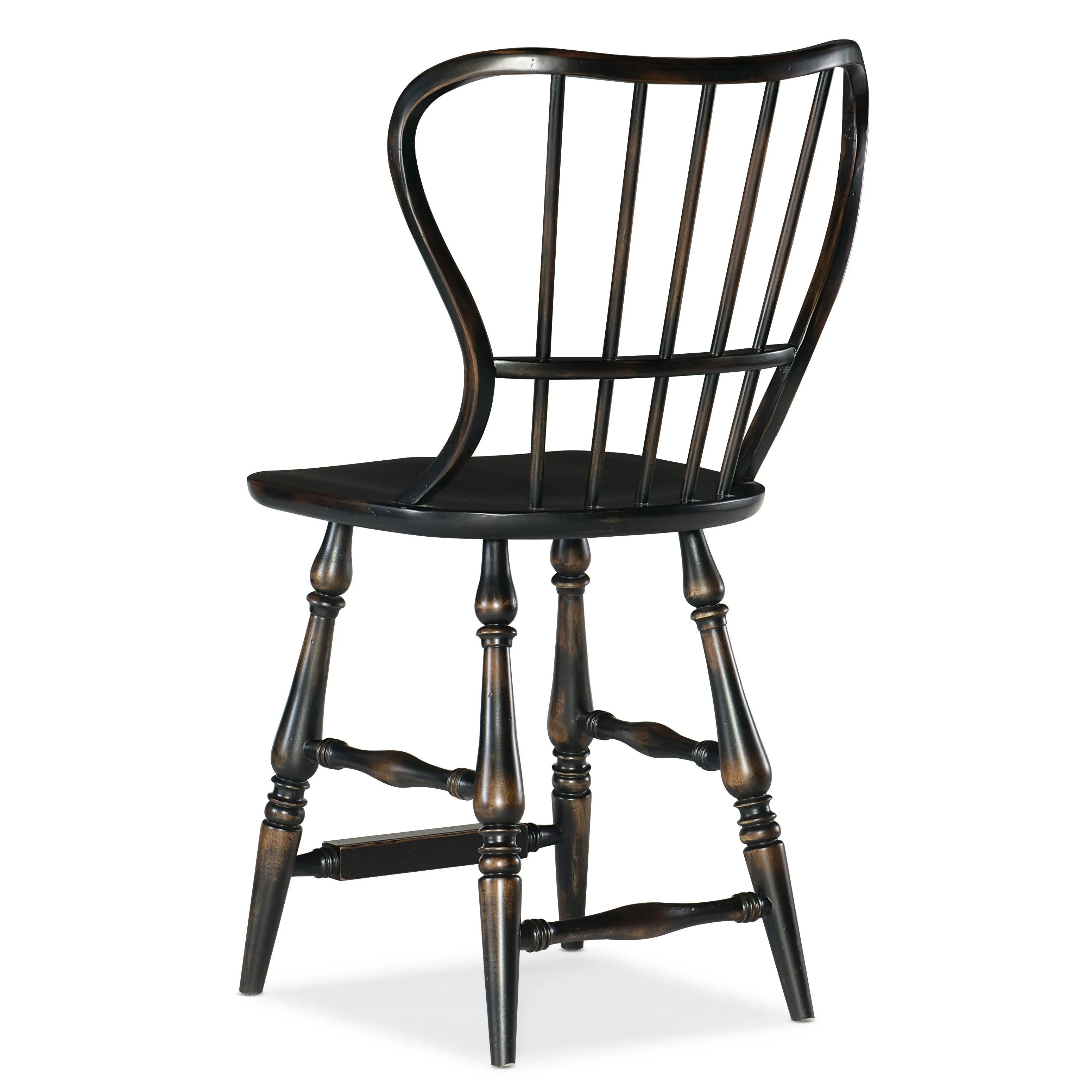 Hooker Furniture 5805-75351-99 Ciao Bella Spindle Back Counter Stool-Black