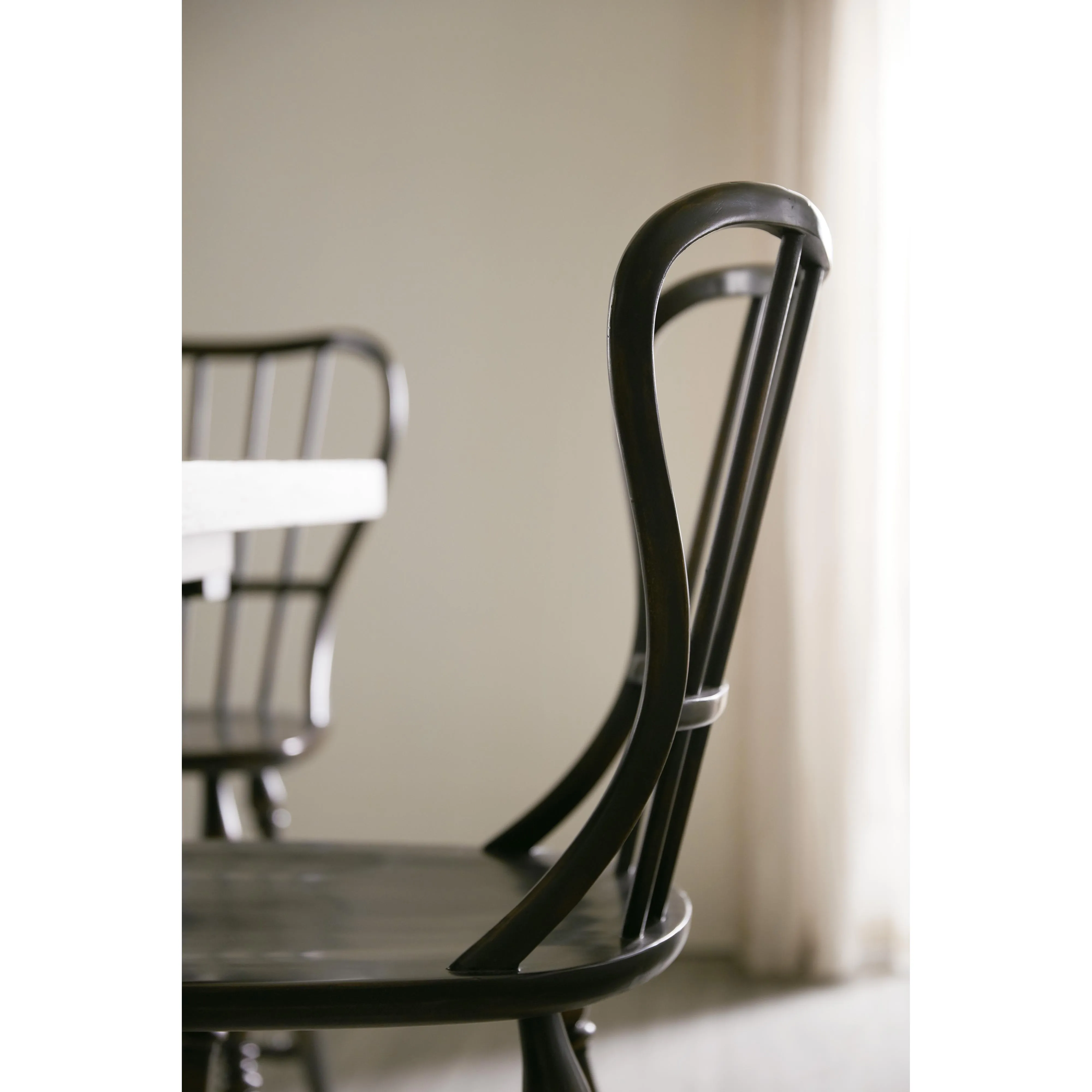 Hooker Furniture 5805-75351-99 Ciao Bella Spindle Back Counter Stool-Black