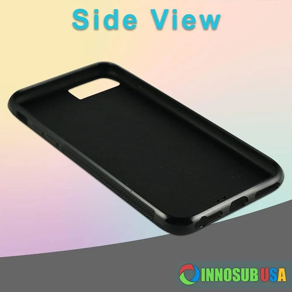 INNOSUB USA Sublimation Phone Cases Set of 5Pcs  Protective Case Compatible with iPhone Includes Aluminum Inserts  Rubber Cell Phone Case (iPhone 6/7/8 Plus-Black)