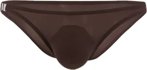JEsilunmaMY Mens Low Rise Panties Ice Silk Bulge Pouch Bikini Briefs Underwear Soft Comfortable Breathable Swim Underpants