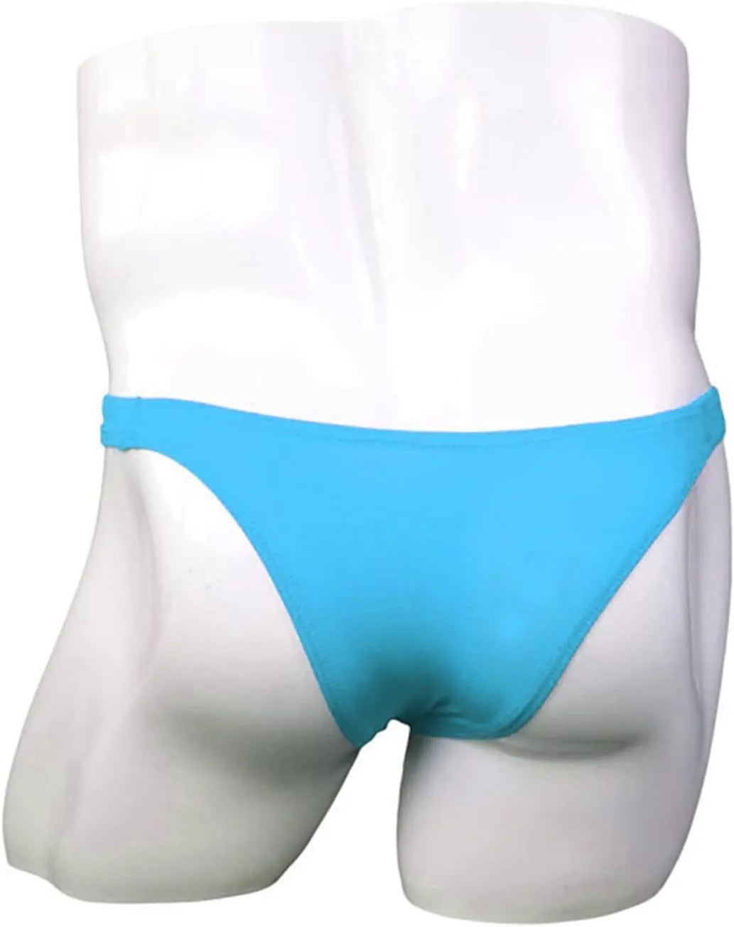 JEsilunmaMY Mens Mini Bikini Briefs Solid Color Ice Silk Low Rise Pouch Underwear Transparent Comfortable Underpants Swimwear