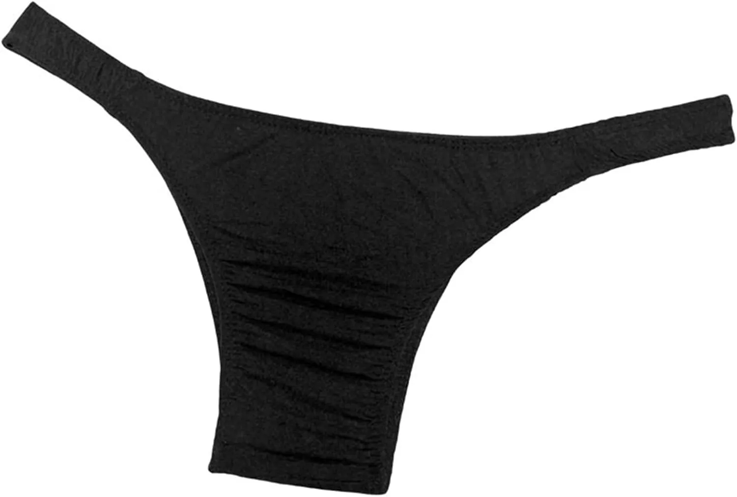 JEsilunmaMY Mens Mini Bikini Briefs Solid Color Ice Silk Low Rise Pouch Underwear Transparent Comfortable Underpants Swimwear