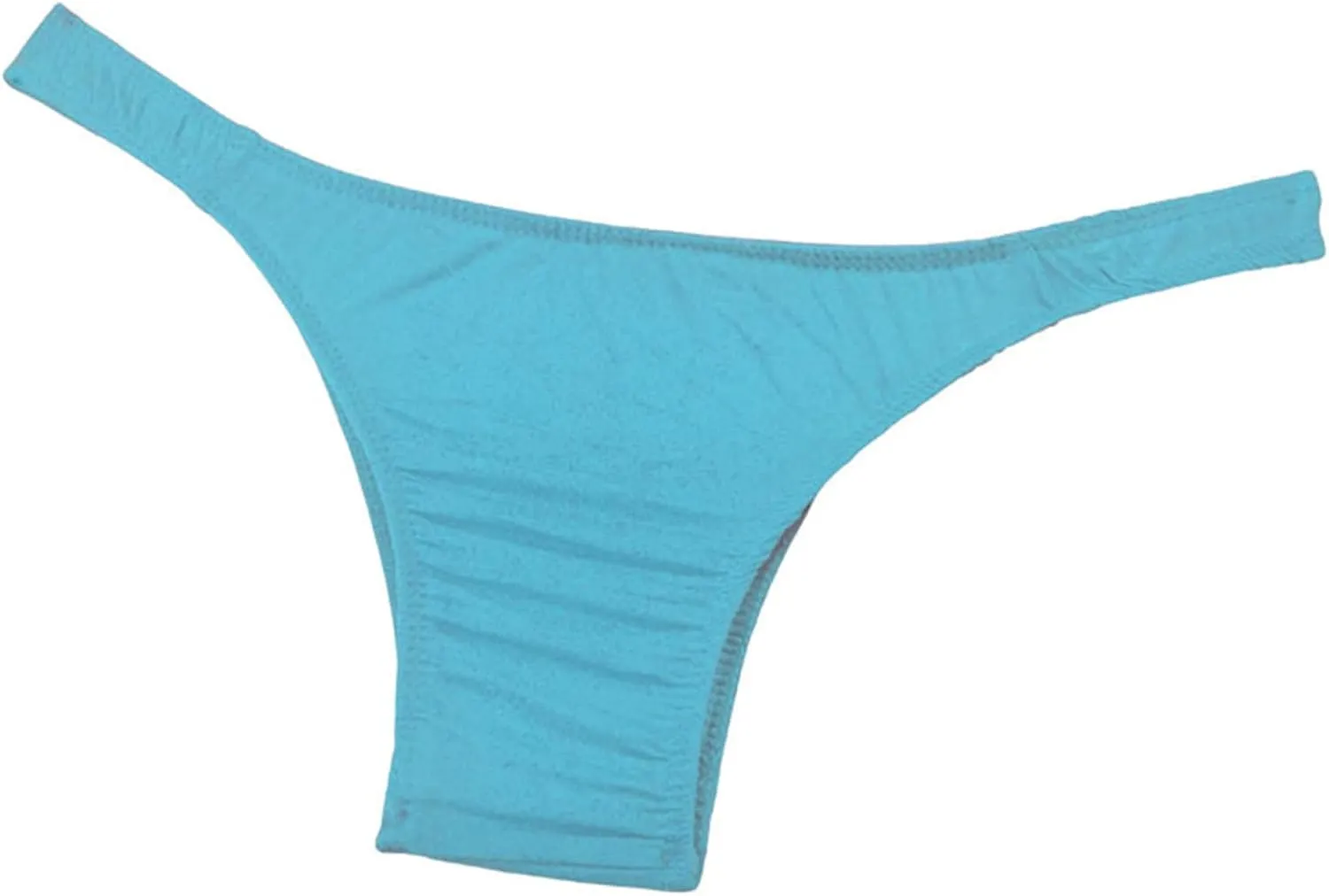 JEsilunmaMY Mens Mini Bikini Briefs Solid Color Ice Silk Low Rise Pouch Underwear Transparent Comfortable Underpants Swimwear