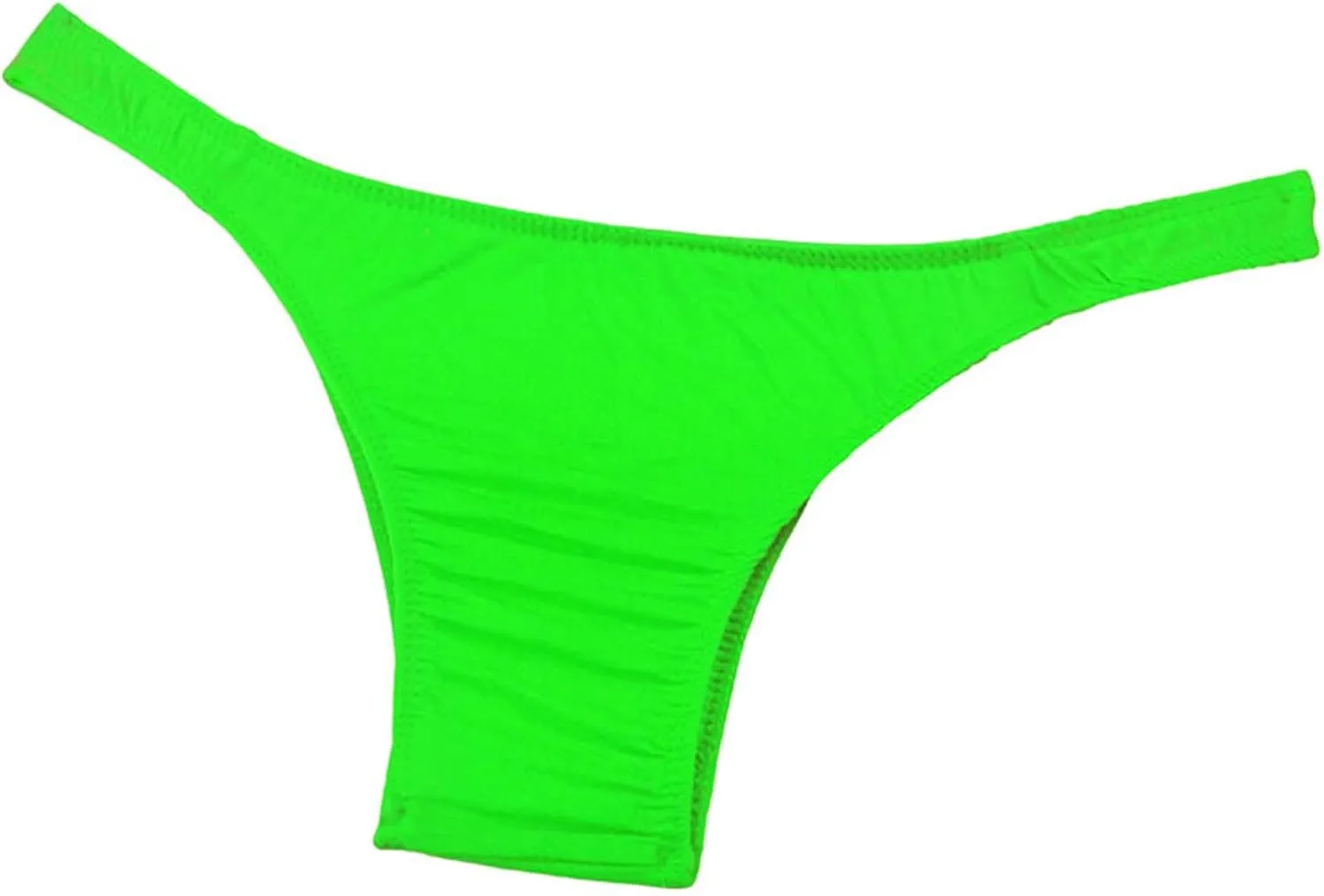 JEsilunmaMY Mens Mini Bikini Briefs Solid Color Ice Silk Low Rise Pouch Underwear Transparent Comfortable Underpants Swimwear