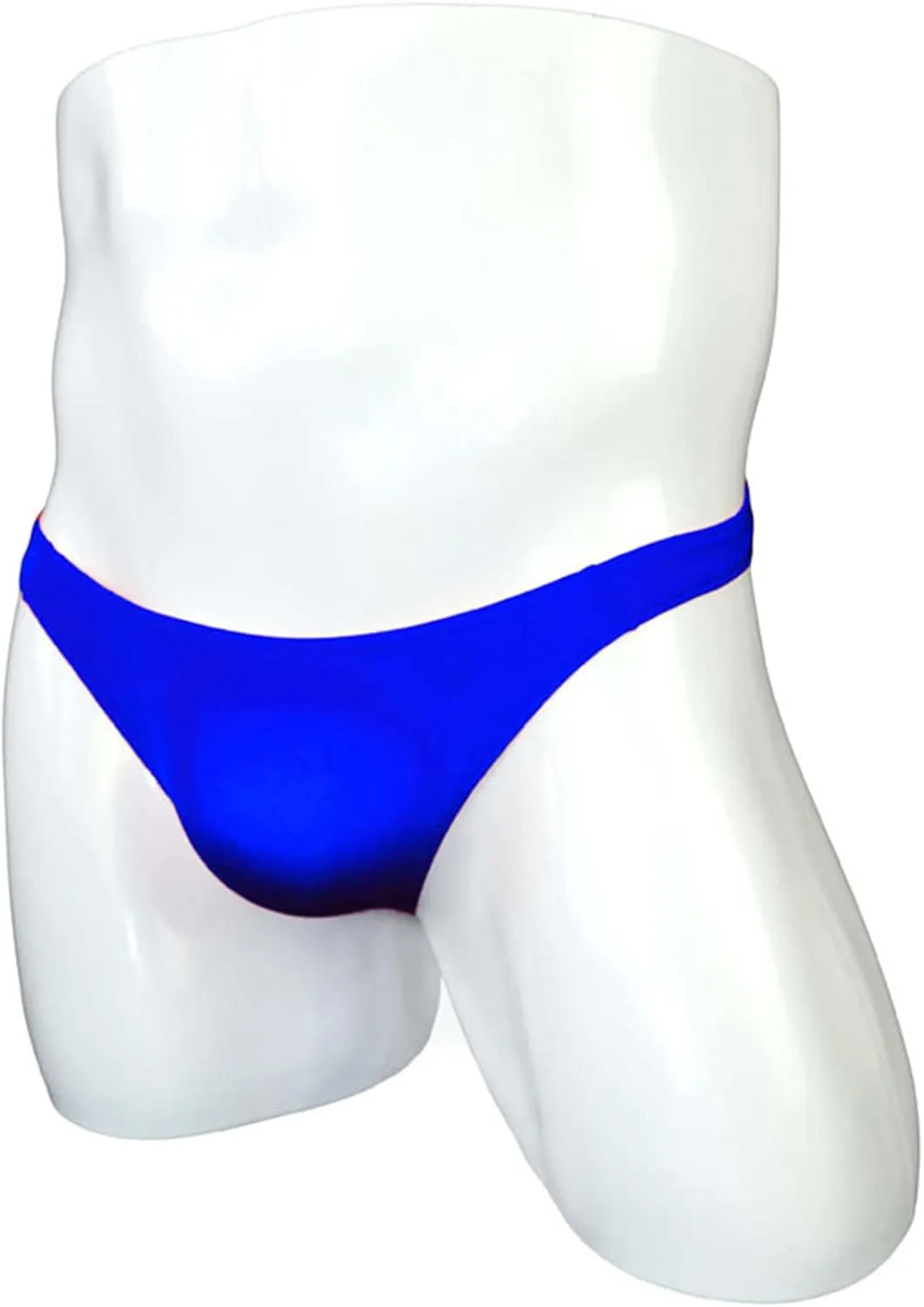 JEsilunmaMY Mens Mini Bikini Briefs Solid Color Ice Silk Low Rise Pouch Underwear Transparent Comfortable Underpants Swimwear