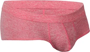 JEsilunmaMY Mens U Convex Boxer Briefs Low Rise Soft Comfortable Cotton Underwear Solid Sport Supporter Underpants Swimwear