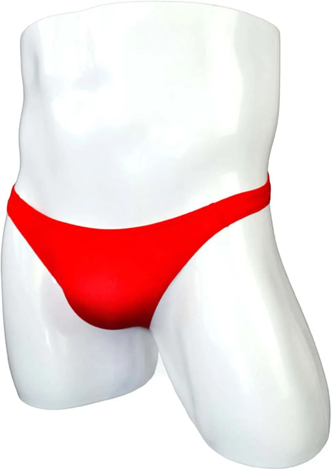 JEsilunmaMY See Through Underwear for Men Ice Silk Low Rise Pouch Mini Bikini Briefs Solid Comfortable Underpants Swimwear