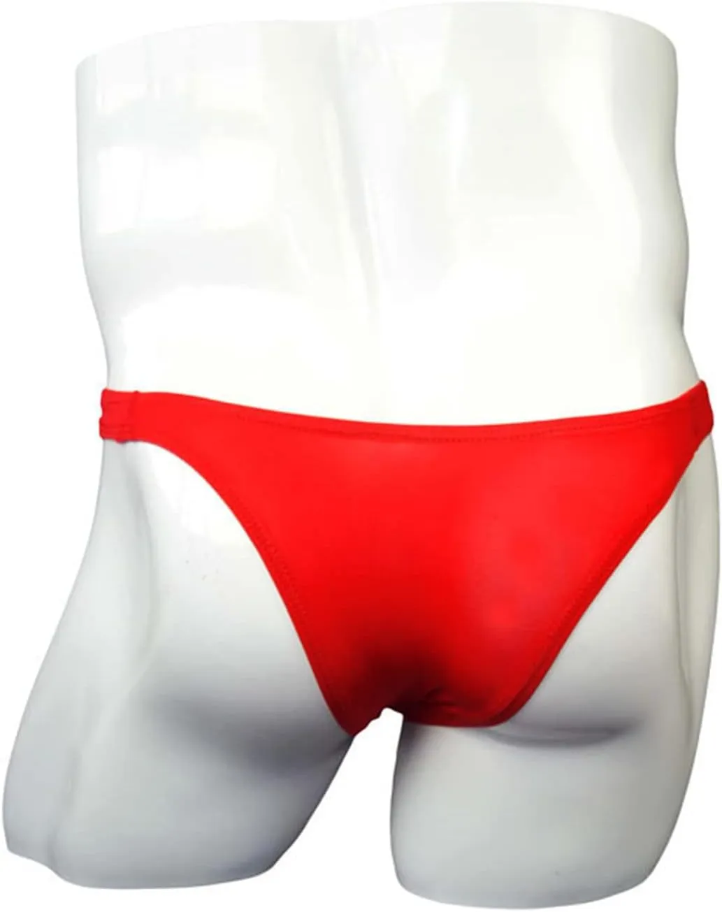JEsilunmaMY See Through Underwear for Men Ice Silk Low Rise Pouch Mini Bikini Briefs Solid Comfortable Underpants Swimwear