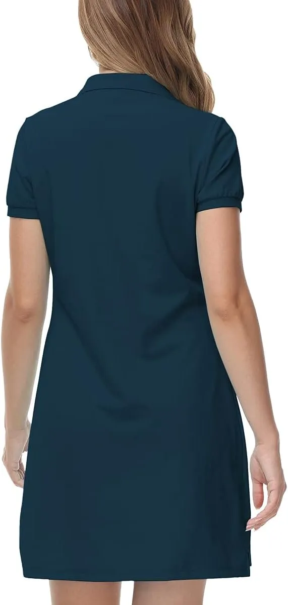 JINSHI Women T Shirt Dress Hiking/Tennis/Golf/Leisure Comfortable and Soft Athletic Dress for Women