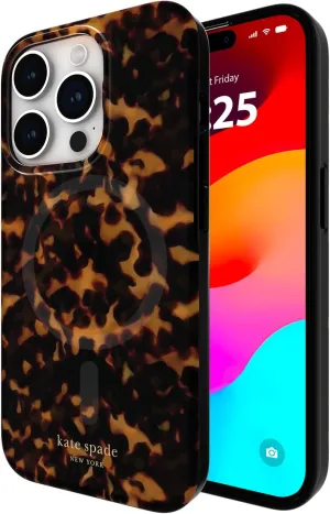 kate spade new york iPhone 15 Pro Case, Compatible with MagSafe - Tortoiseshell